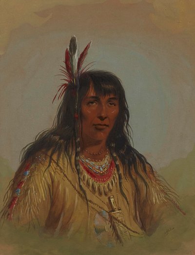 Bannock indián alkotó: Alfred Jacob Miller