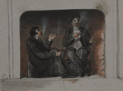Szivarozók alkotó: Alfred Jacob Miller