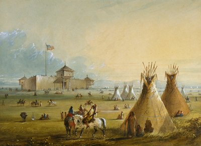 Fort Laramie alkotó: Alfred Jacob Miller