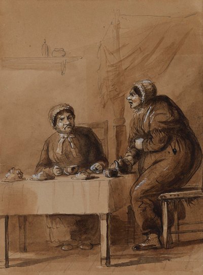 Sairey Gamp és Betsy Prig alkotó: Alfred Jacob Miller