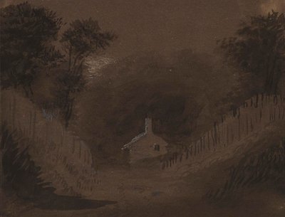 Kis ház a fák között alkotó: Alfred Jacob Miller