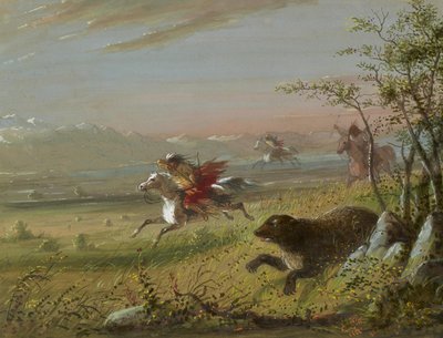 A grizzlymedve alkotó: Alfred Jacob Miller
