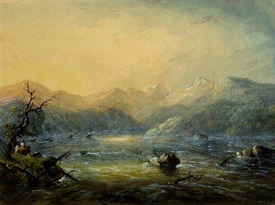 A hegyi zuhatag alkotó: Alfred Jacob Miller