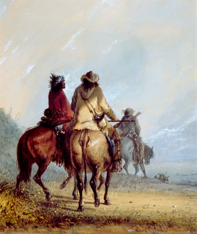 Prémvadászok hódvadászatra indulnak alkotó: Alfred Jacob Miller