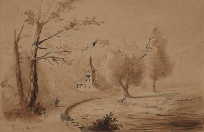 Egy birtok látképe alkotó: Alfred Jacob Miller
