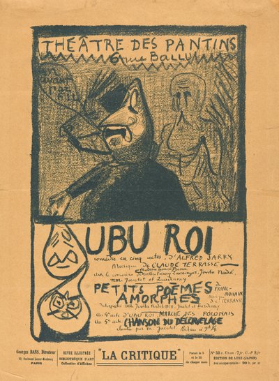 Ubu király; Amorf kis versek alkotó: Alfred Jarry