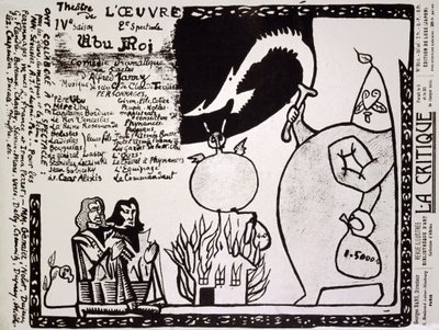 Ubu király. 1896 (plakát) alkotó: Alfred Jarry