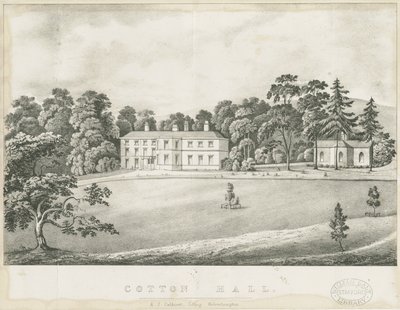 Cotton – Hall: litográfia, és [XIX. század] alkotó: Alfred Jolly Caldicott