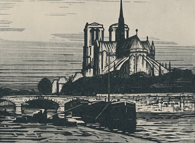 "Notre Dame De Paris", 1919 alkotó: Alfred Latour