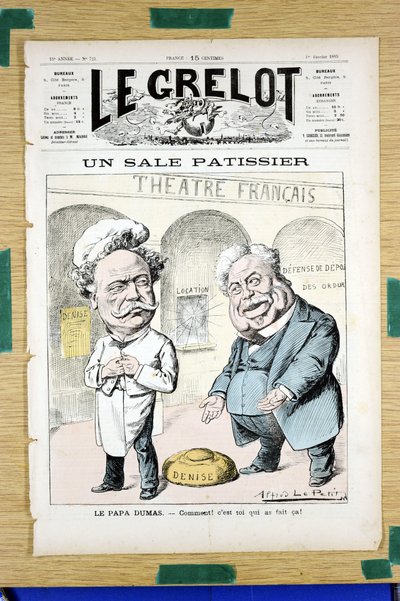 „Le Grelot” borítója, 721. szám, Színes szatirikus alkotó: Alfred Le Petit