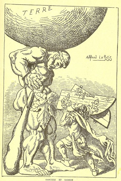 Illusztráció Alfred Le Pete-ről (1841-1909) Gros-Jeanban és plébániájáról alkotó: Alfred Le Petit