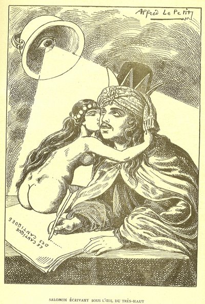 Illusztráció Alfred Le Pete-ről (1841-1909) Gros-Jeanban és plébániájáról alkotó: Alfred Le Petit