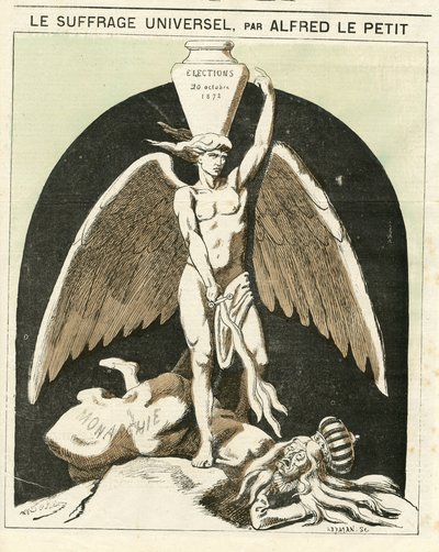 Alfred Le Petity (1841-1909) illusztrációja a Le Grelot borítójára alkotó: Alfred Le Petit