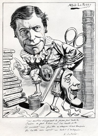 Victorien Sardou. alkotó: Alfred Le Petit