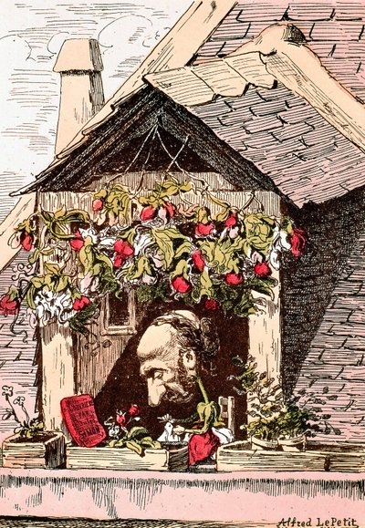 rajzfilm Jules Simon íróról (1814-1896), a "l