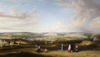 Stroud Rodborough Fort közelében, Gloucestershire államban alkotó: Alfred Newland Smith
