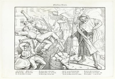 Szintén haláltánc, V. lemez alkotó: Alfred Rethel