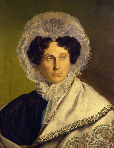 A művész anyjának portréja, 1833 körül alkotó: Alfred Rethel