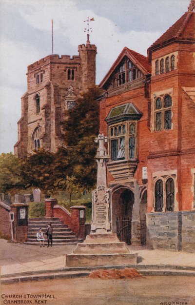 Templom és városháza, Cranbrook, Kent alkotó: Alfred Robert Quinton