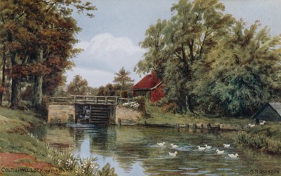 Coltishall Lock, a Bure-on alkotó: Alfred Robert Quinton