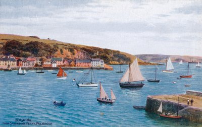 Öblítés a Greenbank Ferryről, Falmouth alkotó: Alfred Robert Quinton