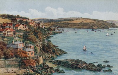 Fowey, a Castle Hillről alkotó: Alfred Robert Quinton
