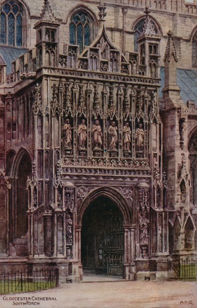 Gloucesteri székesegyház, South Porch alkotó: Alfred Robert Quinton