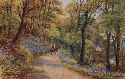 Hobby Drive, Clovelly (színes litho) alkotó: Alfred Robert Quinton