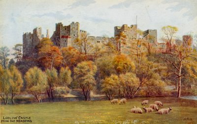 Ludlow kastély a rétek felől alkotó: Alfred Robert Quinton