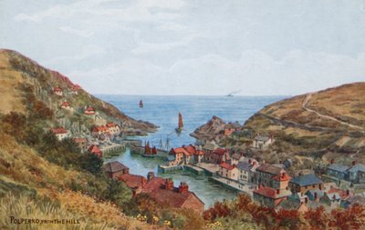 Polperro, a hegyről alkotó: Alfred Robert Quinton