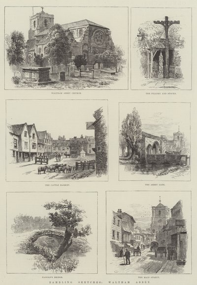 Rambling Sketches, Waltham Abbey alkotó: Alfred Robert Quinton
