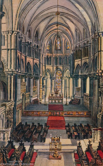 A Canterbury-i katedrális kórusa alkotó: Alfred Robert Quinton
