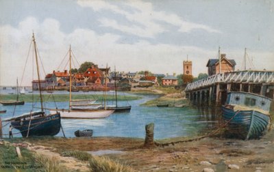 A kikötő, Yarmouth, Wight I alkotó: Alfred Robert Quinton