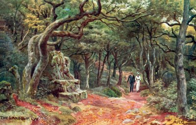 Földcsuszamlás, Wight-sziget alkotó: Alfred Robert Quinton