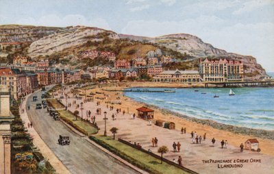 A sétány és a Great Orme, Llandudno alkotó: Alfred Robert Quinton