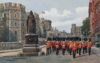 Viktória-szobor, Castle Approach, Windsor alkotó: Alfred Robert Quinton