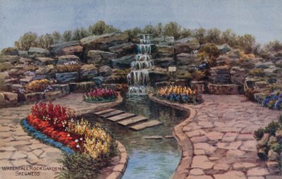 Vízesés, Rock Gardens, Skegness alkotó: Alfred Robert Quinton