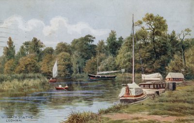 Womack Staithe, Ludham alkotó: Alfred Robert Quinton