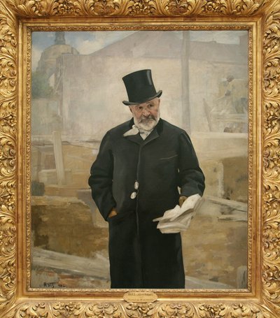 Adolphe Alphand portréja (1817-1891), 1888 (olaj, vászon) alkotó: Alfred Roll