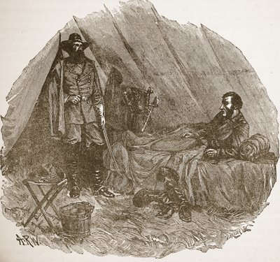 egy könyves kocsmából. 1896 (metszet) alkotó: Alfred Rudolph (after) Waud