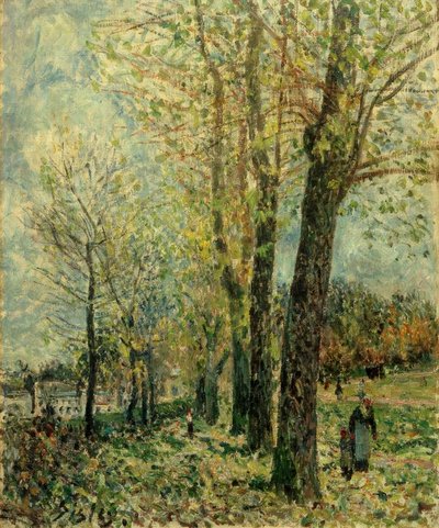 A.Sisley, Vidék Moret környékén alkotó: Alfred Sisley