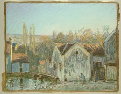 Moret-sur-Loing sarka alkotó: Alfred Sisley