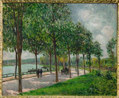 Allee des marroniers alkotó: Alfred Sisley