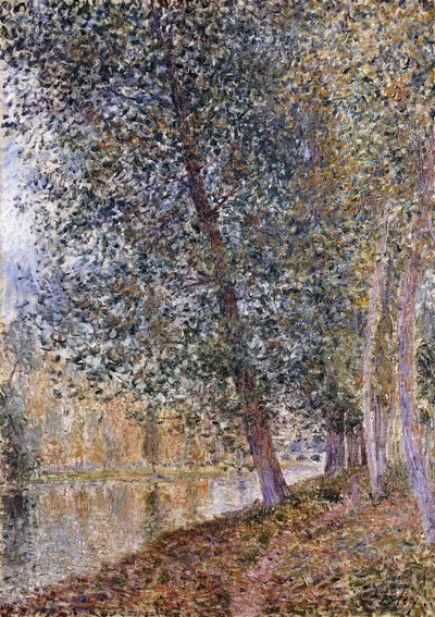 Autumn, the Banks of the Loing; L"Autumne, Bords du Loing, 1880 alkotó: Alfred Sisley