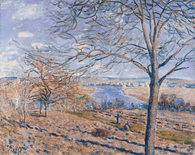 A Loing bankjai alkotó: Alfred Sisley