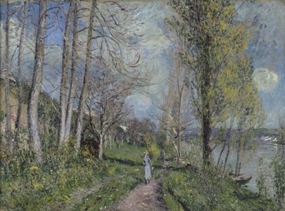 A Szajna partja, 1880-81 körül alkotó: Alfred Sisley