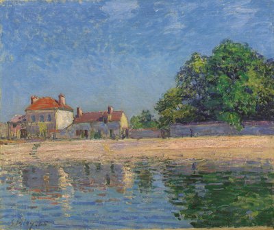 Banks of the Loing, Saint-Mammes, 1885 alkotó: Alfred Sisley