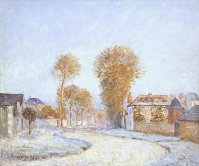 First Frost alkotó: Alfred Sisley