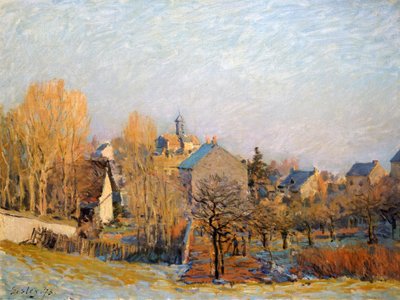 Fagy Louveciennes-ben, 1873. alkotó: Alfred Sisley