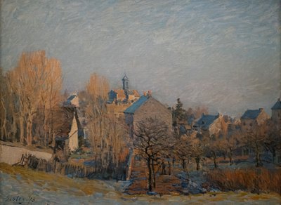 Fagyos reggel Louveciennesben, 1873 (olaj, vászon) alkotó: Alfred Sisley